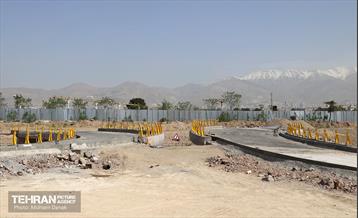 بازدید رئیس شورای شهر تهران از کلان‌پروژه بزرگراه یادگار امام(ره) 7