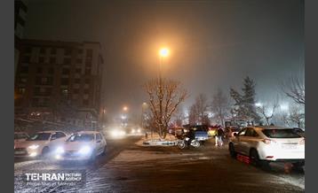 بارش برف زمستانی در معابر شمالی پایتخت - 1 17