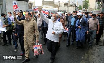 نماز جمعه و راهپیمایی روز قدس در منطقه کن