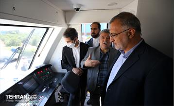 بازدید شهردار تهران از کارخانه واگن سازی 14