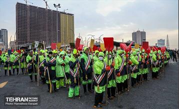 مانور برف روبی شهرداری منطقه 6 17