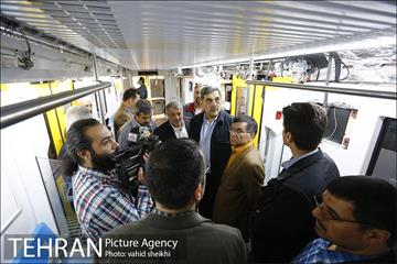 بازدید شهردار تهران از کارخانه واگن سازی تهران 24
