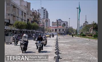 پروژه سنگ فرش میدان بهارستان  2