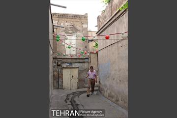 آذین بندی محله عودلاجان برای جشن نیمه شعبان 13