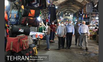 بازدید معاون شهرسازی و معماری شهرداری تهران و شهردار منطقه ۱۲ از بازار امین السلطان 6