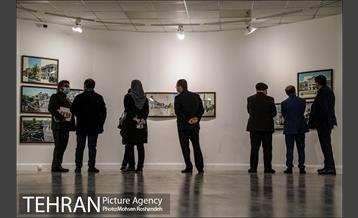 بازدید مدیران شهری به همراه اعضای شورای شهر از نمایشگاه تهران از منظر هنرمندان 3