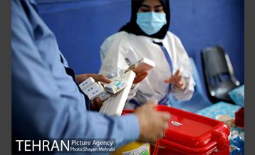 افتتاح و بهره برداری از مرکز واکسیناسیون تجمیعی منطقه ۱۲