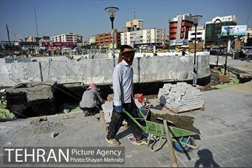 پروژه ساماندهی میدان هفتم تیر در آستانه بهره برداری 14