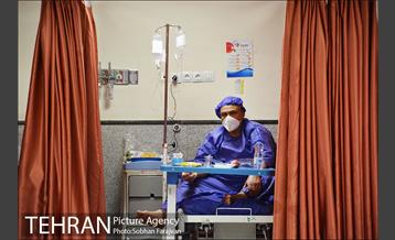 بخش بیماران کرونایی بیمارستان بعثت 32