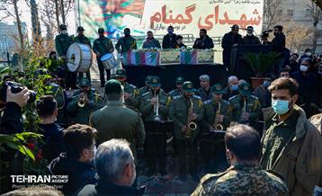 تشییع و تدفین پیکر مطهر دو شهید گمنام در منطقه 17