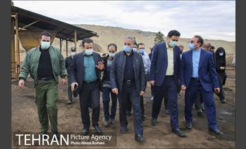 بازدید کارگروه رفع بوی نامطبوع تهران از مجتمع آرادکوه 12