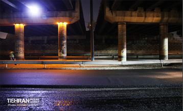 عملیات آسفالت‌ریزی در پایتخت 9