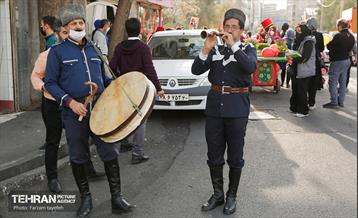 آیین محله تکانی در شهرک بیمه 13