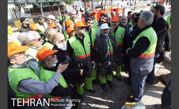 بازدید اعضای شورای اسلامی شهر تهران از خدمات رسانی به زائران اربعین حسینی 15