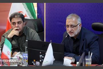 نشست شهردار تهران با معاون حمل و نقل و ترافیک شهرداری 7