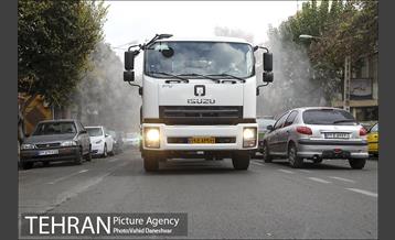 عملیات ضد عفونی معابر شهری منطقه 17 12