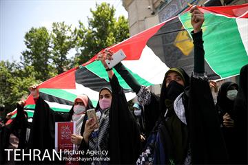 تجمع دانشجویی و مردمی در حمایت از مردم فلسطین 24