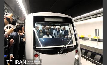 آیین بهره برداری از بخش شرقی خط 7 مترو تهران 17