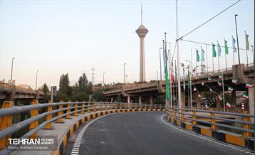 بهره‌برداری از دوربرگردان غیرهمسطح شمال به شمال بزرگراه چمران 27