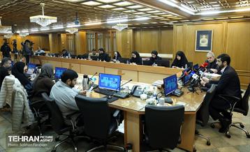 نشست خبری رئیس کمیسیون برنامه و بودجه شورای اسلامی شهر تهران 9