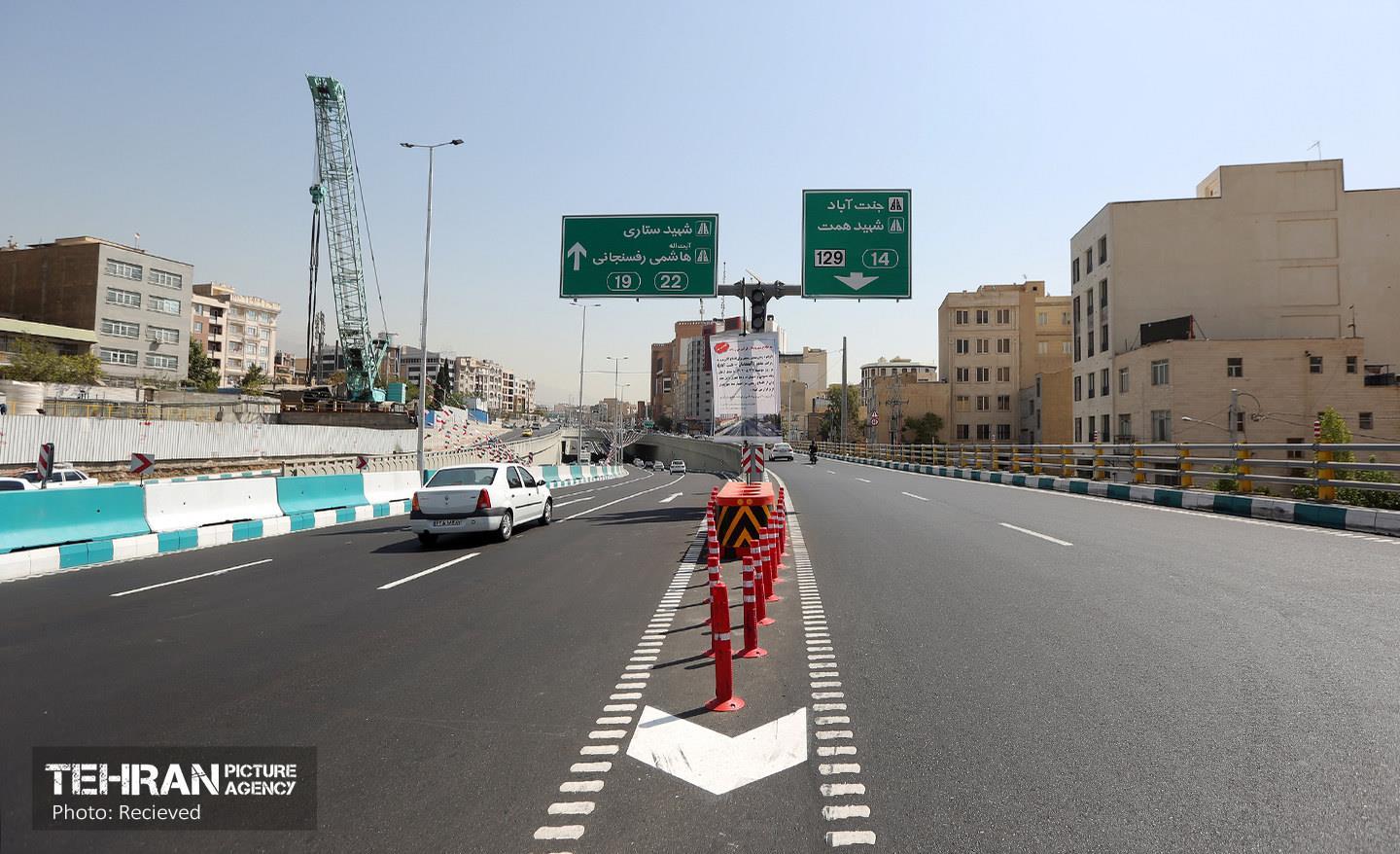 تقاطع غیرهمسطح جنت آباد- آبشناسان 25