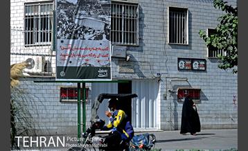 نصب تصاویر مربوط به دوران دفاع مقدس در معابر پایتخت 20