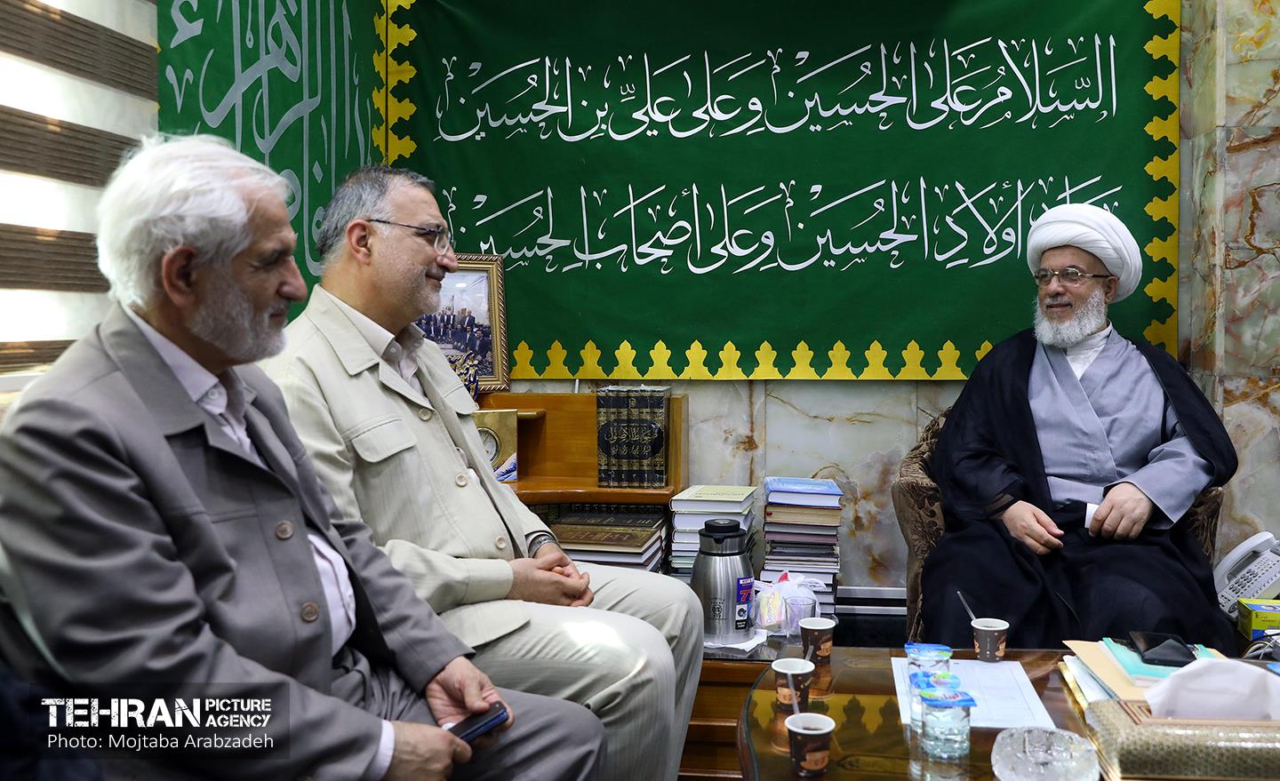 دیدار شهردار تهران با تولیت اتبعه حسینی و استاندار کربلا