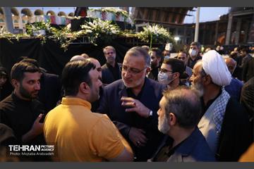 بدرقه خادمان و زائران اربعین با حضور شهردار تهران 7