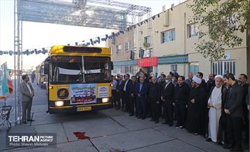 آیین بدرقه کاروان اعزامی اتوبوس های خادم الحسین (ع) 33