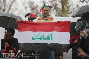 دیدار دو تیم فوتبال عراق و استرالیا