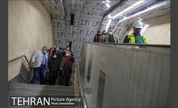 بازدید عضو شورای شهر از ایستگاه مترو یادگار امام(ه) 4