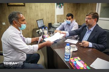 حضور جعفر شربیانی در منطقه 17