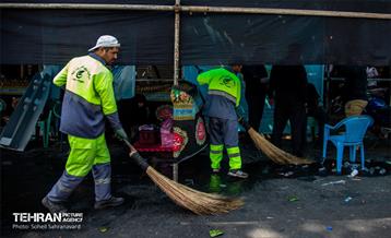 خدمت‌رسانی شهرداری تهران به جاماندگان اربعین حسینی 8