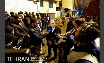 بازدید سرزده  شهردار تهران از محل آتش‌سوزی ساختمان برق حرارتی وزارت نیرو 6