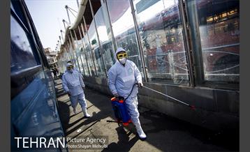 ضدعفونی و پاکسازی بازار تجریش 8