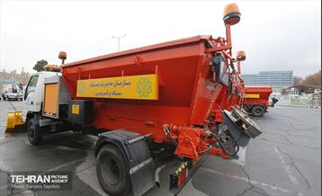 مانور برف روبی شهرداری منطقه 5