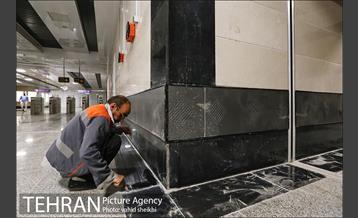 بازدید مدیرعامل متروی تهران از بخش میانی خط 7 مترو 43