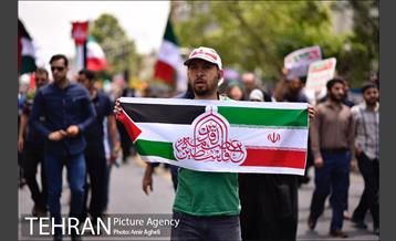 حضور اعضای هیئت هنر در راهپیمایی روز قدس 3