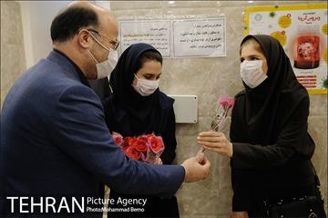 بازدید شهردار منطقه شش از بیمارستان فیروزگر و شرکت شهر سالم 3