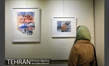 نمایشگاه گروهی نقاشی آبرنگ با عنوان ترنم خیال در گالری نهاوند‎ 15