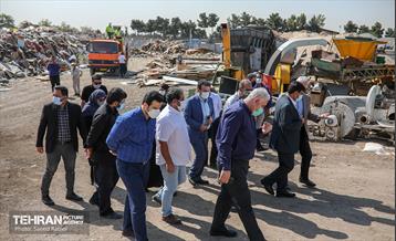 بازدید اعضای شورای شهر از پروژه های سازمان مدیریت پسماند 15