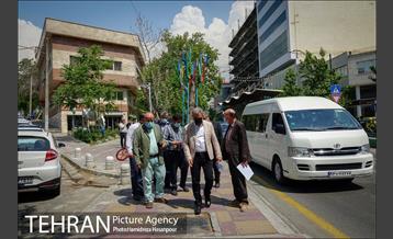 بازدید مهندس مصطفی کاظمی از محور ولیعصر عج ( تجریش-راه آهن) 17