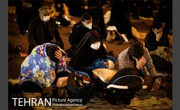 مراسم احیا شب بیست و یکم ماه مبارک رمضان در مسجد امام صادق(ع) 17