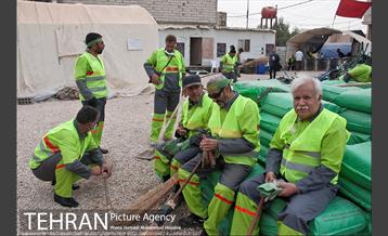 خدمات رسانی نیرو های خادم الحسین (ع) در کربلا 36