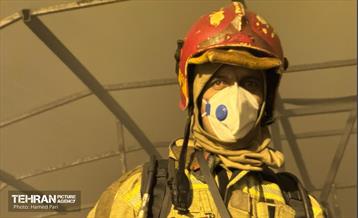 حریق در بازار آهن شادآباد 13