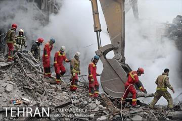 هشتمین روز آواربرداری ساختمان پلاسکو-1 35