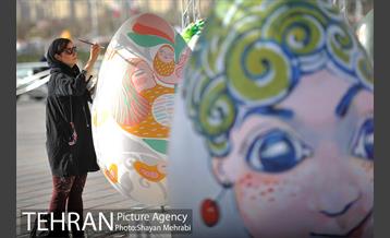 جشنواره تخم مرغ رنگی در میدان آزادی 15