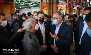 بازدید شهردار تهران از فروشگاه شهروند و میادین میوه تره بار 12