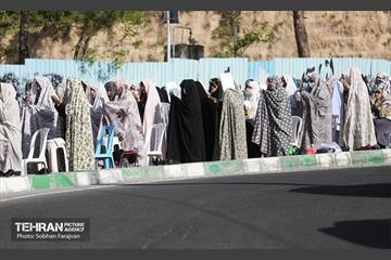 اقامه نماز عید فطر در محله بهرود 3