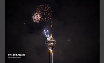 نورافشانی جشن ۲۲ بهمن 2